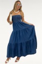 abito lungo chambray